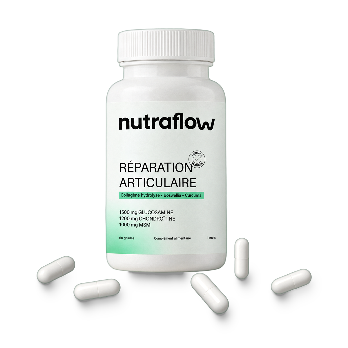 Flacon Nutraflow Réparation Articulaire et gélules